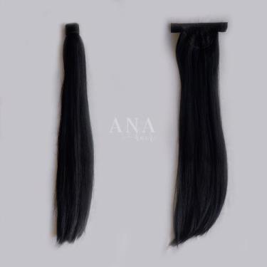 Imagem de Rabo de cavalo com acabamento - Aba Hair, CASTANHO ESCURO