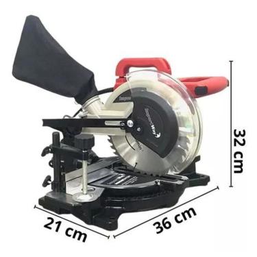 Imagem de Serra meia esquadria angular 1200w importway