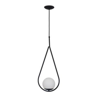 Imagem de Pendente Spotline 779/1 Gota 1L E27 Preto