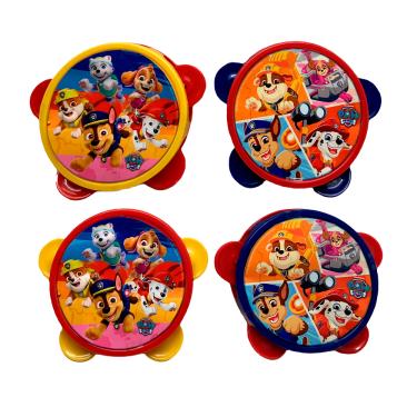 Imagem de Pandeiro da Patrulha Canina 1 unidade - Diversão Musical 