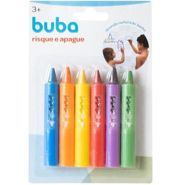 Imagem de Giz Risque e Apague Buba Cores Variadas Para um Banho Divertido e Cria