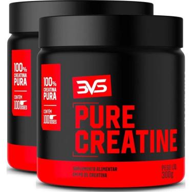 Imagem de Kit 2 Potes Da Creatina Monohidratada 300g Fórmula Com Matéria prima Importada 3VS Nutrition-Unissex