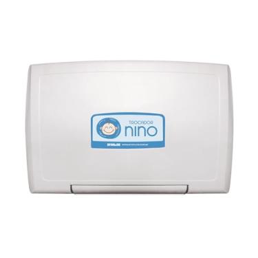Imagem de Trocador de Fraldas Nino – Fixação na Parede, Com Cinto de Segurança, Suporte para Bolsa, PortaLenço e Capacidade até 25kg