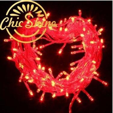 Imagem de kit 5 Pisca-pisca de led para decoração natalina - 100 leds coloridos 