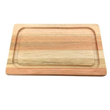 Imagem de Tábua de Frios e Petiscos Madeira Nogueira 22x13cm - Imacá