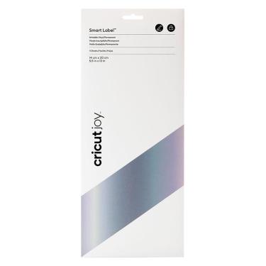 Imagem de Vinil Adesivo Smart Writable - Prata Holográfico - Cricut Joy - 14 x 33 cm - 4 Fls