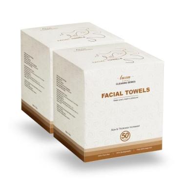 Imagem de Toalha de rosto descartável LUXU Large Extra Thick 100 unidades