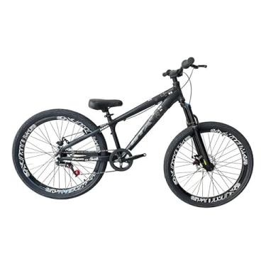 Imagem de Bicicleta Aro 26 Gta Rebel Freeride Downhill Single Rodas Vmaxx Freio a Disco Pneu Flame (Preto - Pneu preto, 14)