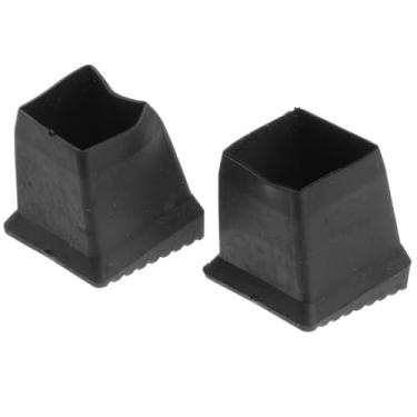 Imagem de VILLCASE 2 peças de almofadas de borracha para pés de escada tapetes deslizantes para cadeiras ao ar livre degraus de escada antiderrapantes