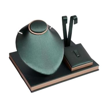 Imagem de Hailong Ming Suporte para Joias, Colares, Brincos, Anéis, Suporte Estiloso, Organizador, Busto/manequim para Joias para Acessórios Fotográficos Na Loja, Verde