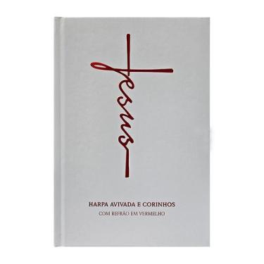 Imagem de Harpa Cristã com Louvores Evangélicos Letra Hipergigante Capa Dura Jes