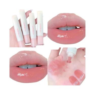 Imagem de Batom Hidratante Rosa - Com Essência de Gelatina e Acabamento Macio, T