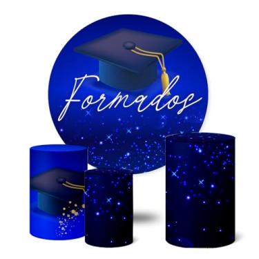 Imagem de Trio Capas Cilindro + Painel Sublimado 1,50m Formatura (K1FOR0008)