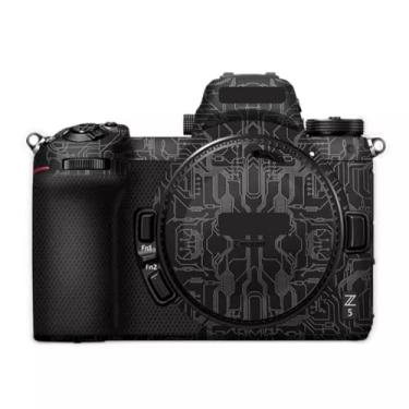 Imagem de Z 5 Película protetora para o corpo da câmera película adesiva para Nikon Z5 Vinil Wrap Film Mirrorless (Circuit Titanium)