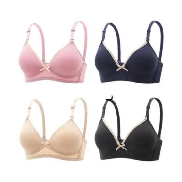 Imagem de Sutiã Pequeno Para Meninas Com Babados, Sem Aros, Fino, Confortável, R