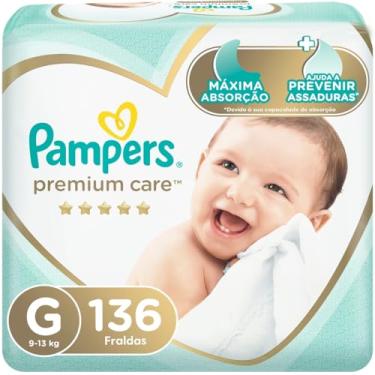Imagem de Fralda Pampers Premium Care G - 136 fraldas