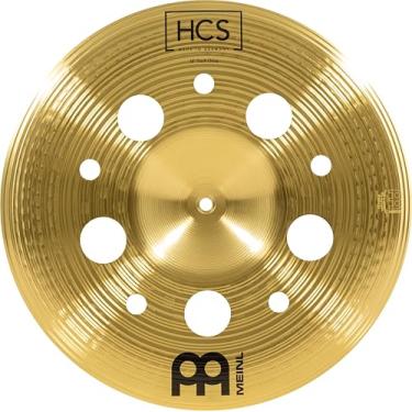 Imagem de Meinl Cymbals Lixo de 40,64 cm com furos – Latão de acabamento tradicional HCS para conjunto de tambor, feito na Alemanha, garantia de 2 anos (HCS16TRCH)