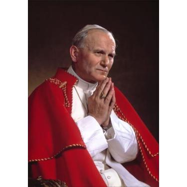 Imagem de Quadro com Moldura Religioso Papa João Paulo II - Fabrika de Festa, G