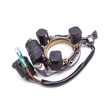 Imagem de OVERSEE Conjunto de estator 6H3-85510-A1 para motor de popa Yamaha 60HP E60MLHY Pursun motor de popa 6H3-85510 conjunto de estado do gerador
