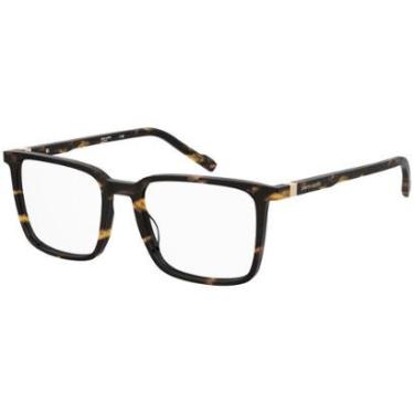 Imagem de Armação de Óculos Pierre Cardin P.C. 6288 086 - Marrom Havana 55-Masculino
