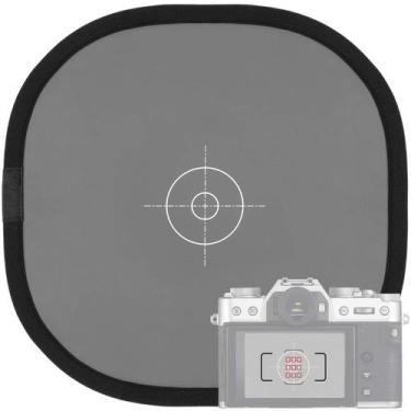 Imagem de Cartão cinza Cartão de balanço branco 30x30cm para fotografia Anwenk