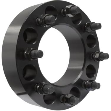 Imagem de Wheel Accessories Parts 1 peça de espaçadores de roda centralizados de cubo de aço 8 em 170 mm 5.1 cm de espessura 14 mm 2.0 parafuso prisioneiro 124,9 mm Hub serve 99-04 Ford F250 F350 Super Duty|