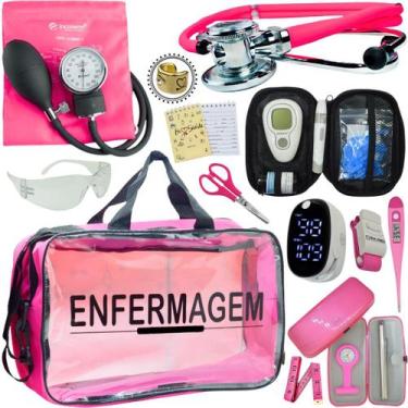 Imagem de Kit Enfermagem Transparente Estagio Academico Completo - Love Saude, R