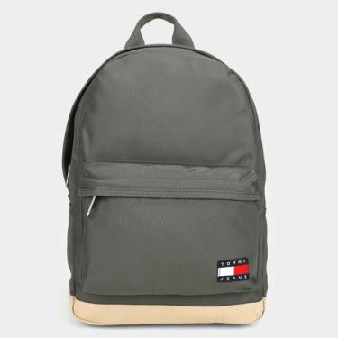 Imagem de Mochila Tommy Jeans Ess Daily Dome 17 L Masculina, Verde, Único