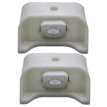 Imagem de LUMINFLY Pacote com 2 luzes solares de aço inoxidável para deck e escada, à prova d'água, montagem na parede, iluminação brilhante de longa duração de 24 a 36 horas