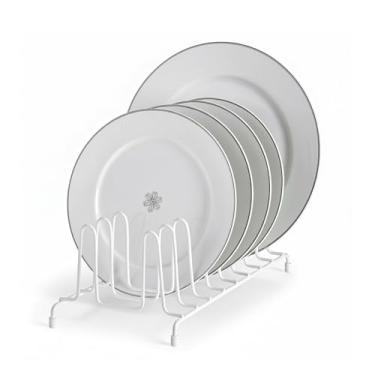 Imagem de DekoTech Suporte organizador de tábua e tampa de panela, 2 unidades de suporte de armazenamento de cozinha para pratos, assadeiras, bandejas e recipientes, preto, 33 cm x 12 cm x 11,9 cm