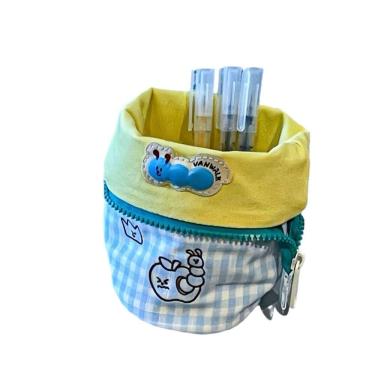 Imagem de Estojo de lápis removível de lona de grande capacidade com design fofo