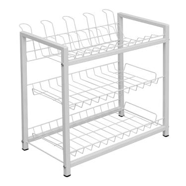 Imagem de Escorredor de Louça Triplo Açomix Cor Branco