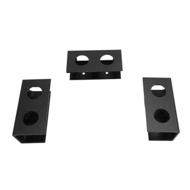 Imagem de Garosa Sob a Mesa para Montagem Em Laptop Rack Organizador de Liga de Alumínio 3 Racks Em 1 Conjuntos Dock Station para Laptop TV Caixa Console de Jogos que Economiza Espaço Design Ergonômico (Preto)