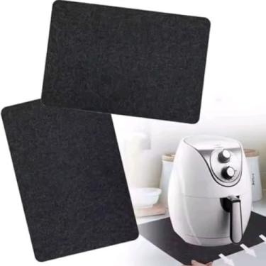 Imagem de Tapete resistente ao calor para Air Fryer | Tapetes bancada cozinha - Protetor bancada cozinha tapete resistente ao calor para fritadeira, cafeteira (2)
