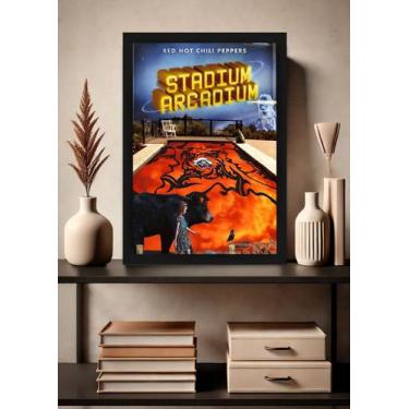 Imagem de Quadro Californication com Vidro e Moldura Preta Tam:A4 - Spark Loja