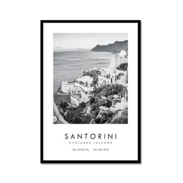 Imagem de Pôster de cidade preto e branco - impressão de viagem Roma Las Vegas Veneza Paris Sydney Amsterdam Amalfi Sanfrancisco Pintura em tela impressões de paisagem da cidade do mundo imagens de parede