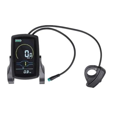 Imagem de Asixxsix Visor LCD para Bicicleta Elétrica, Painel de Controle do Medidor de Exibição de Bicicleta Elétrica, Rastreamento de Consumo de Energia Em Tempo Real, Tela do Painel