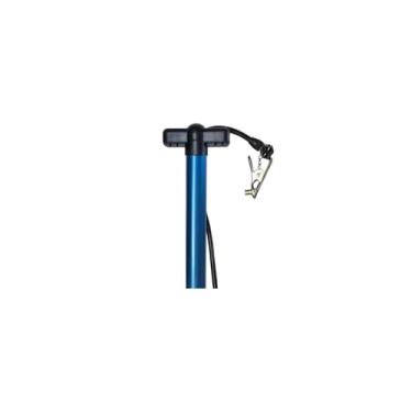 Imagem de Bomba de Ar Manual Multiuso, Plástico, Preto, 30cm, Dupla Ação, Para Infláveis, Com 3 Bicos Adaptáveis