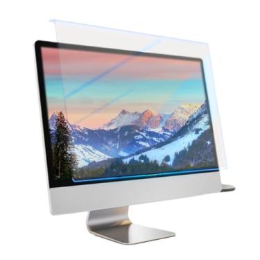 Imagem de uhyOHF Película protetora de tela com bloqueio de luz azul premium para computador, filtro de proteção contra os olhos, painel de filme para monitor de LED de desktop panorâmico de 20 a 24 polegadas