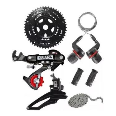 Imagem de Kit Relação 21 Marchas Bicicleta Coroa Grip 21v Yamada Bike, 21 Marcha