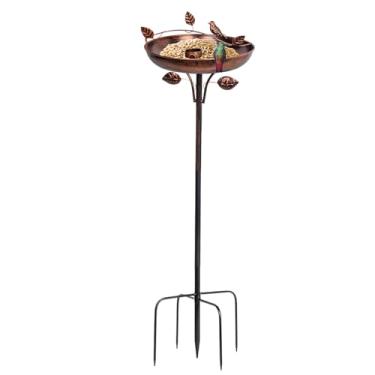 Imagem de Bebedouros para Pássaros de Exterior - Fonte De Água Para Aves Vintage Com 104 Cm De Altura Em Metal,Bebedouro Para Pássaros | Decoração Para Jardim E Parque