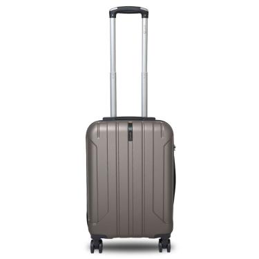 Imagem de Mala De Viagem De Bordo P- 10kg Em Abs Com Rodinhas 360º Removíveis E Leve - Padrão Anac - Qualis Grafite Mb003