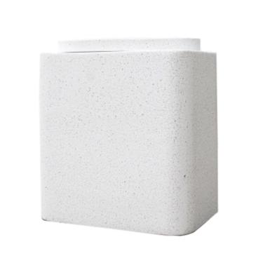 Imagem de Pote Porta Objetos Para Banheiro Em Polirresina 12x10cm Mart