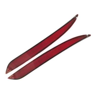 Imagem de Refletor de luz traseira traseira para Tesla para modelo 3 2017 2018 2019 2020 2021 2022 para-choque traseiro luz de freio seta de parada traseira 107740700F (1par)