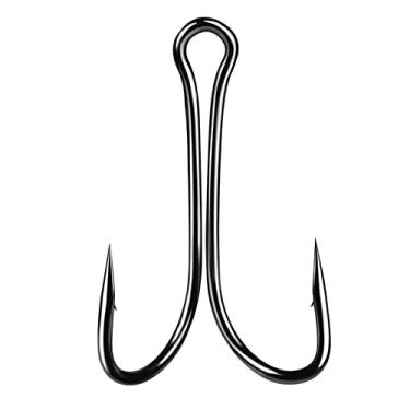 Imagem de 50 PCS Anzol de Pesca Kit Perna Longa Aço Carbono Alto Sapo para Água Salgada e Doce