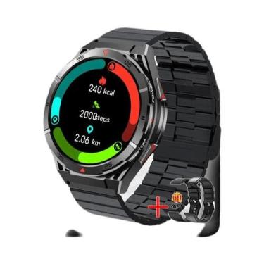 Imagem de Relógio Inteligente Esportivo Masculino À Prova d'Água 30m Com GPS, Te