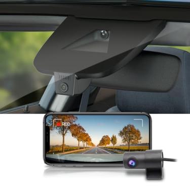 Imagem de Fitcamx Frontal 2K+Traseira 1080P Dash Cam Adequada para Chevy Equinox EV 2024 2025 Electric (HD2-D2000), OEM Estilo, Dual HD Vídeo, WiFi & APP, Loop Gravação, G-Sensor, Fácil de Usar, 64GB Cartão
