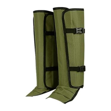 Imagem de Baoblaze Polainas, para botas de caminhada, protetores de perna para calçados de inverno, ideais para escalada e esportes ao ar livre, Verde