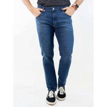 Imagem de Calça Masculina Slim Jeans Azul Algodão Elastano Anticorpus-Masculino