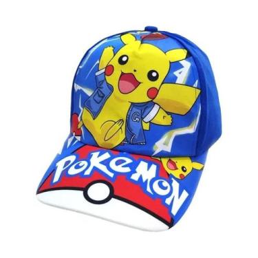 Imagem de Boné De Algodão Com Rede Para Crianças Pokémon Charmander Ash Eevee Pi